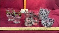 Decorated glass items