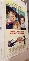 ROOSTER COGBURN MOVIE POSTER AUTHENTIC