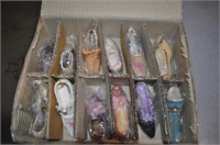 box of mini collectible shoes