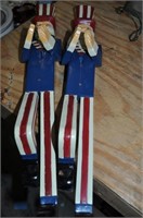 pair of wall hanging uncle sam