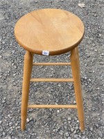 QUALITY BEAR RIVER WOODEN STOOL 24 INCHES TALL