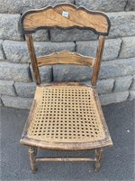 CHARMING CANED SEAT CHAIR