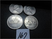 1968 CANADIAN SILVER DOLLARS
