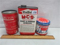 COLLECTIBLE ADVERTISING TINS - GREAT COLORS