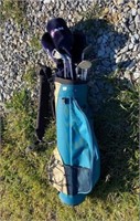 GOLF BAG AND CONTENTS