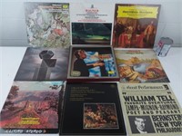 9 albums vinyls LP classique dont Liszt