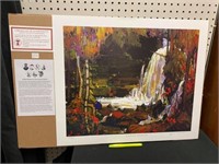 GROUP OF SEVEN PRINT - WOODLAND WATERFALLS