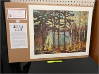 GROUP OF SEVEN PRINT - ARTIST'S CAMP