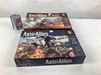 2 jeux de société COMPLETS Axis & Allies -