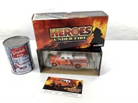 Véhicule miniature pompier heroes under fire Corgi