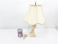 Lampe vintage de base en marbre -