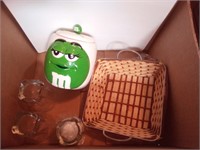 M&M cookie jar