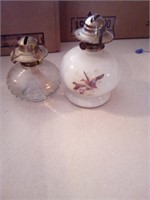 Oil lamps without globes