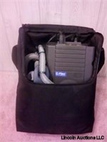 C-flex breathing machine with carrying bag