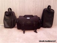 3 black cases\bags