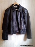 Leather jacket 44regular in size