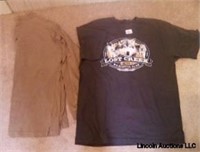 T-shirt and long sleeve both medium