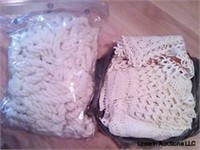 Assorted doilies bag of rop