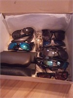 Assorted glasses and sunglasses