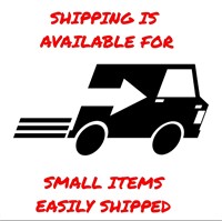 Small Item Easily Shipped