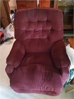 Red recliner
