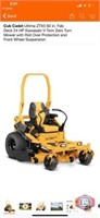 Zero turn mower. Retails for $6899.99. Unused.