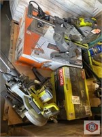 Ryobi and ridgid, 4 items lot.