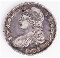 Coin 1832 United States Bust Half Dollar VF