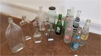 Collectible medicine, household and pop bottles