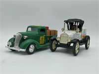 United Van Lines and Beaver Lumber Coin Bank Cars