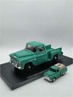 1955 Chevrolet Pickup and Matching Coin Bank