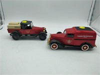 2 Canadian Tire Truck and Car Coinbanks