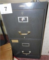 Cole-Steel metal filing cabinet, 15W x 24D x 28H