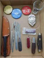 Barlow & Imperial pocket knives - knife w/ sheath-