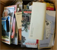 Huge box of vintage road maps & areas of interest