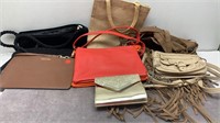 10 USED ASSORTED HAND BAGS