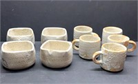 Unusual stoneware set