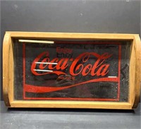Glass coke tray
