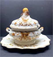 Early Tureen and platter