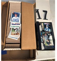 Baseball cards & small bat