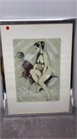 FRAMED ART BY P.FUENTE (25X19)