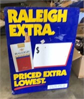 Raleigh Advertising sign all metal