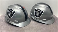 2 NFL RAIDER  V-GARD SAFTEY HATS
