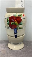 1 GALLON YESTERYEARS HAND PAINTED WATER CROCK