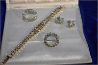 5pc vintage rhinestone lot