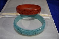 2 cinnabar style bracelets