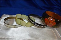 4 bangle bracelets