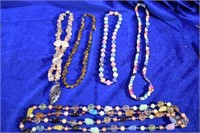 5 costume necklaces