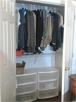 Mens/Boy Clothing & Storage Containers