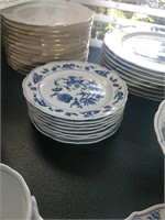 Blue Danube 8 Dessert Plates